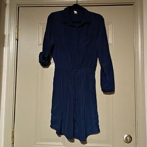 Old Navy Dark Blue Long Sleeve Dress